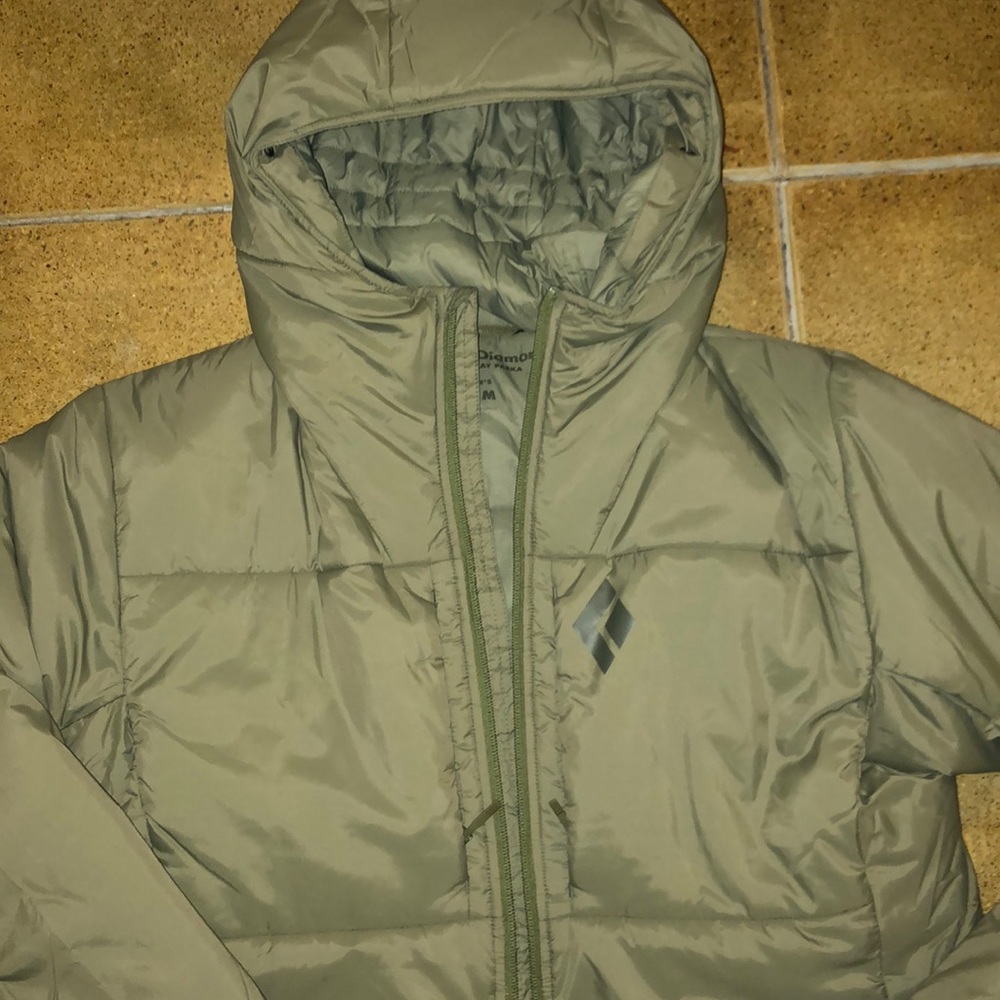 Black Diamond Men’s Stance Belay Parka- Medium